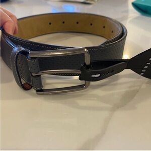 PGA Tour Black Leather Belt